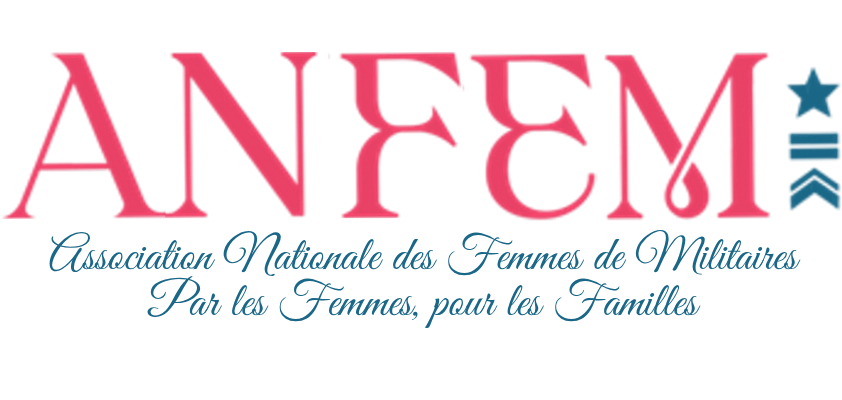 Logo ANFEM — Association Nationale des Femmes de Militaires — Partenaire La Financière du Militaire